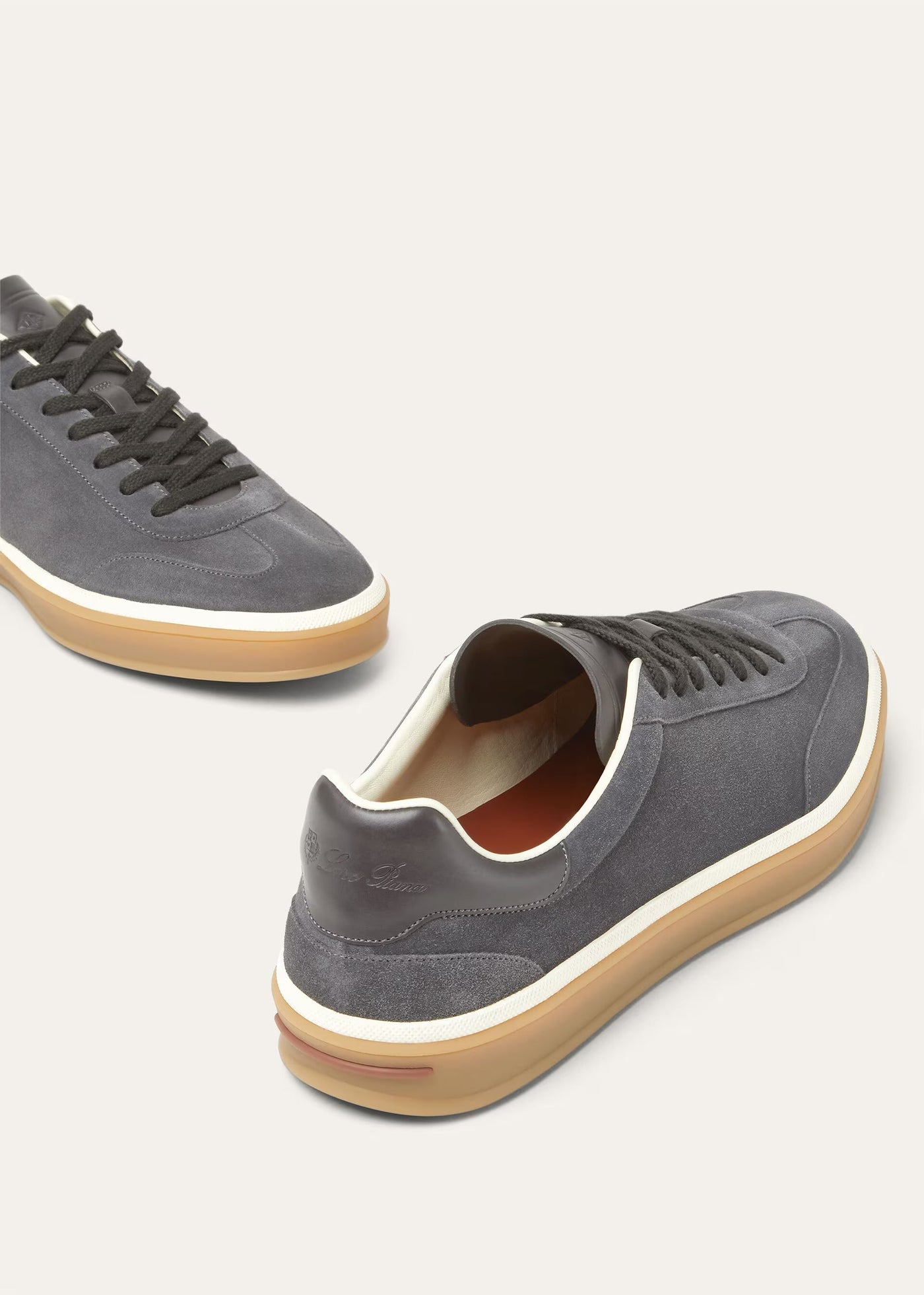 LP Walk Sneaker Suede Calf Split – Obsidian Grey