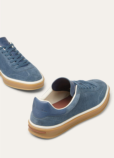 LP Walk Sneaker Suede Calf Split – Black Figs