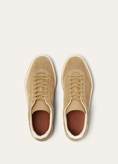 LP Walk Sneaker Suede Calf Split – Light Wood Smoke