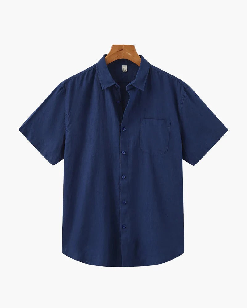Linen Classic Shirt – Blue