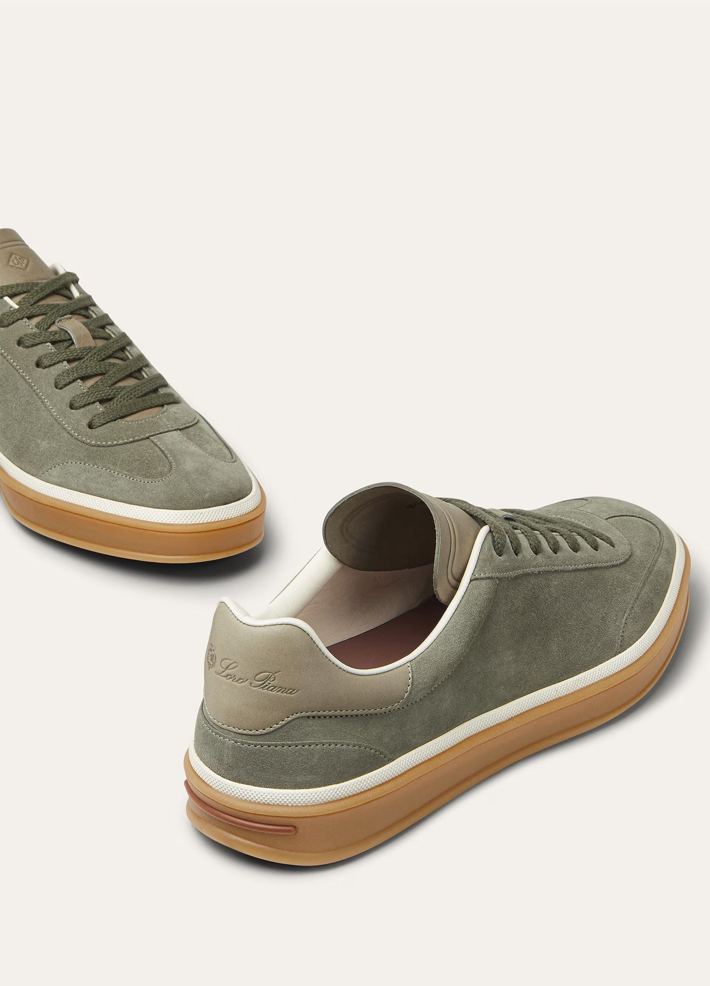 LP Walk Sneaker Suede Calf Split – Army Gray