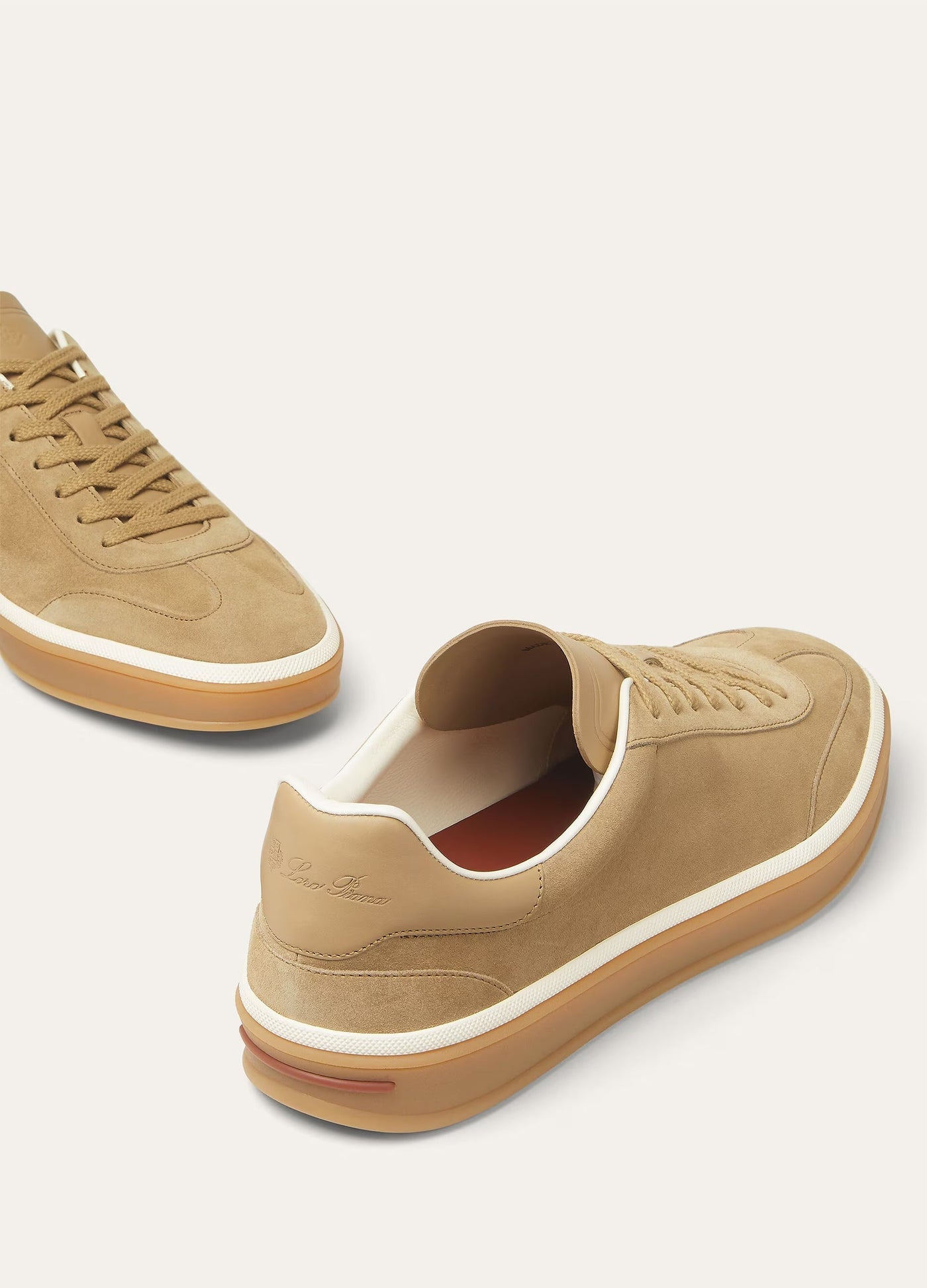 LP Walk Sneaker Suede Calf Split – Light Wood Smoke