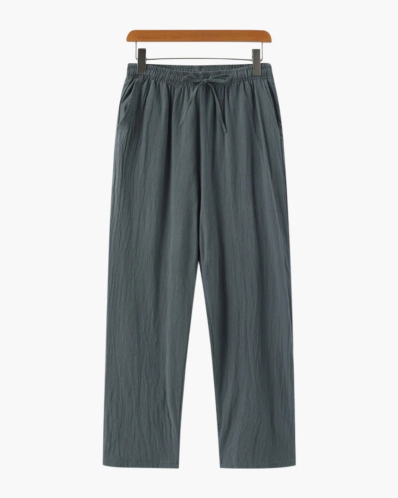 Linen Ease Pants – Green