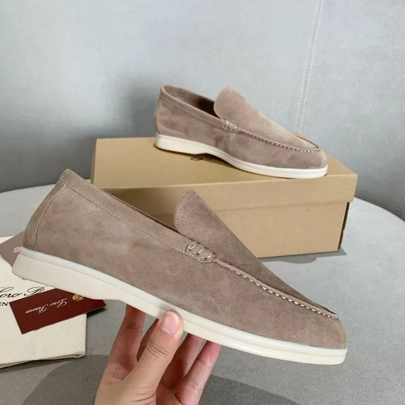 LRP Summer Walk Loafers – Beige Suede