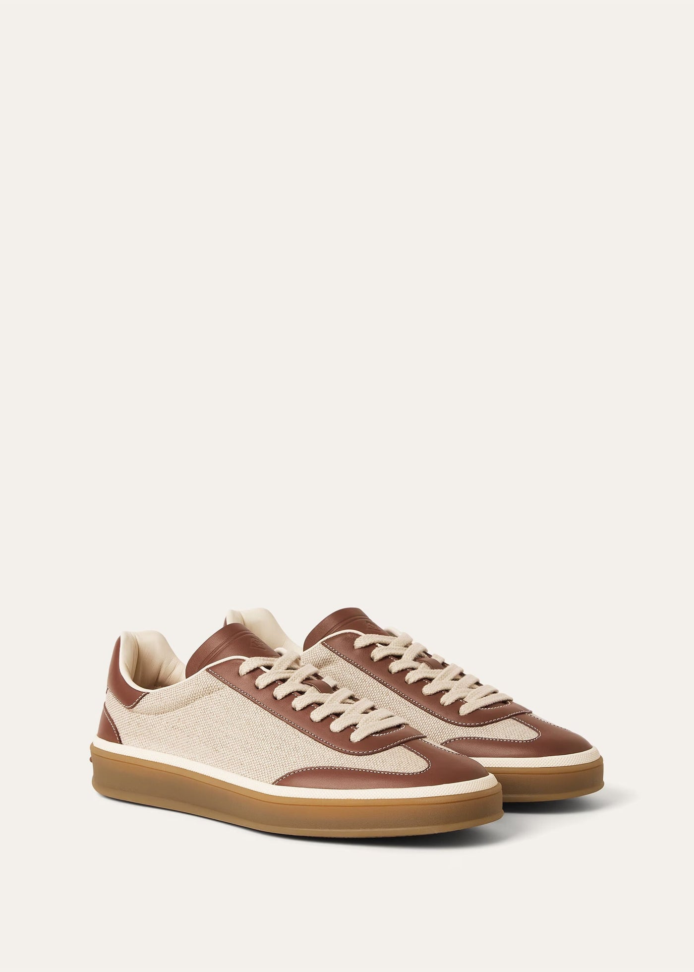 LP Walk Sneaker Suede Calf Linen – Caramel