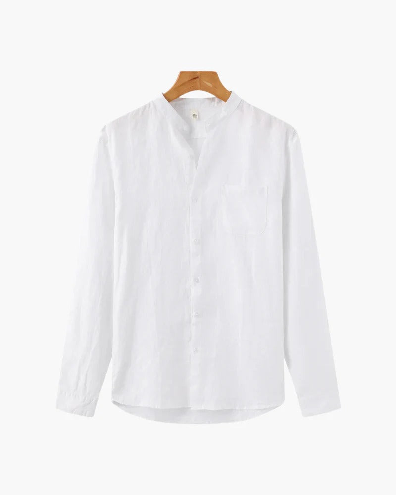 Linen Breeze Shirt - White