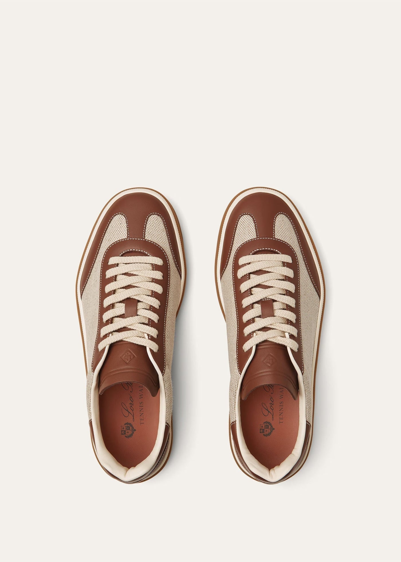 LP Walk Sneaker Suede Calf Linen – Caramel