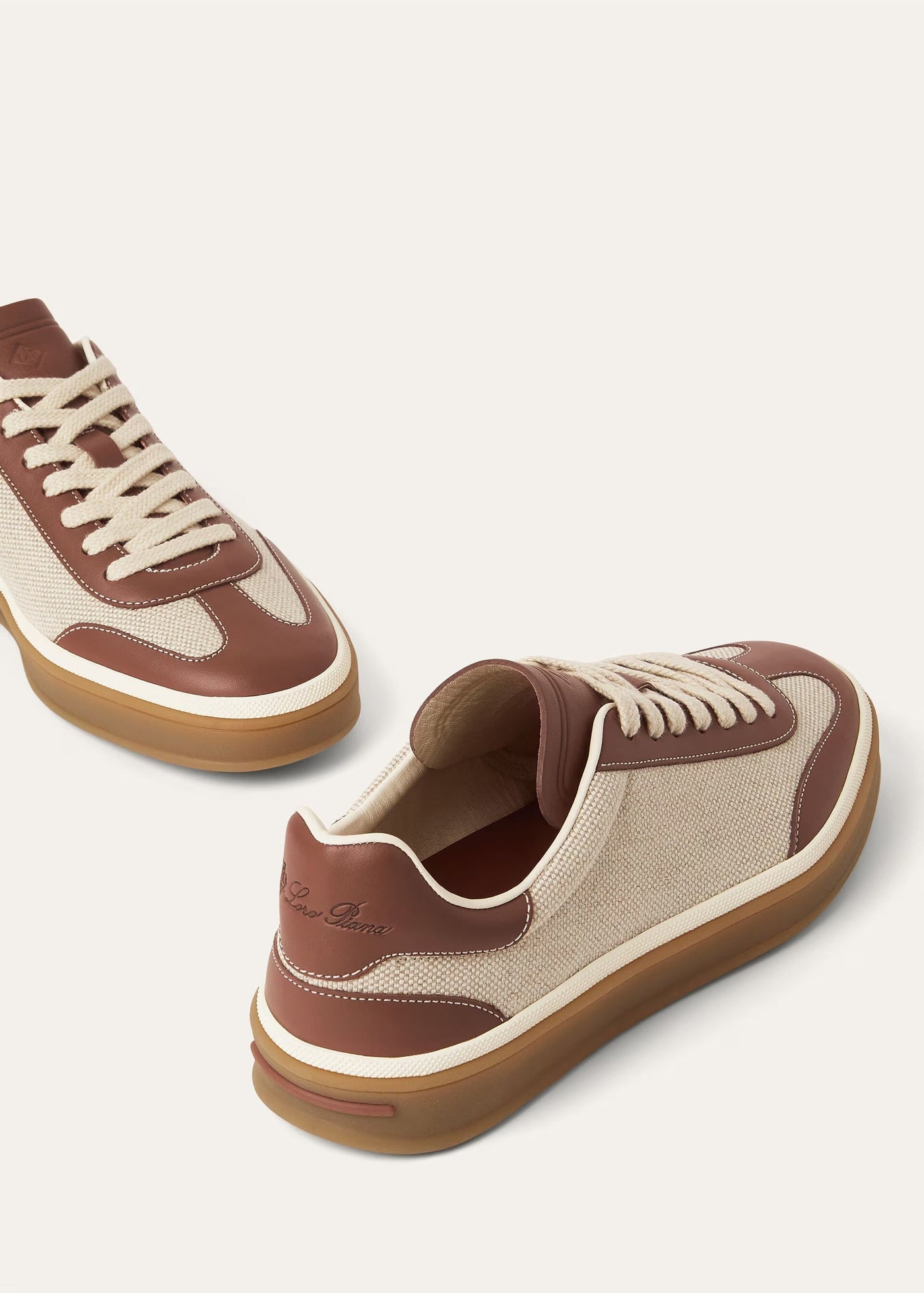 LP Walk Sneaker Suede Calf Linen – Caramel