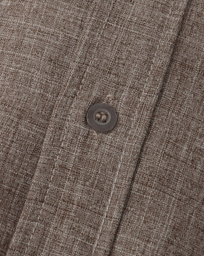 Mandarin Breeze Shirt – Brown