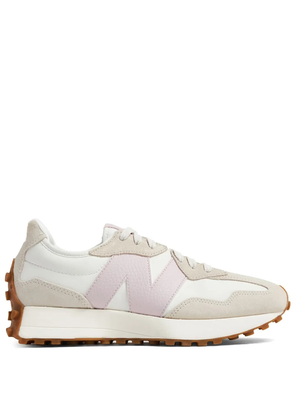NB 327 - White/Light Pink/Beige