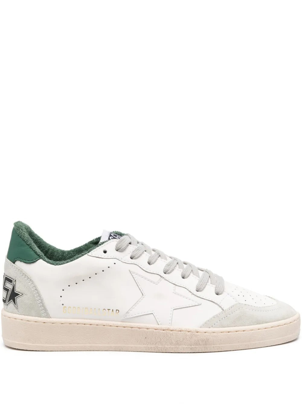 GGS Ball Star Sneakers – Off-White Leathe
