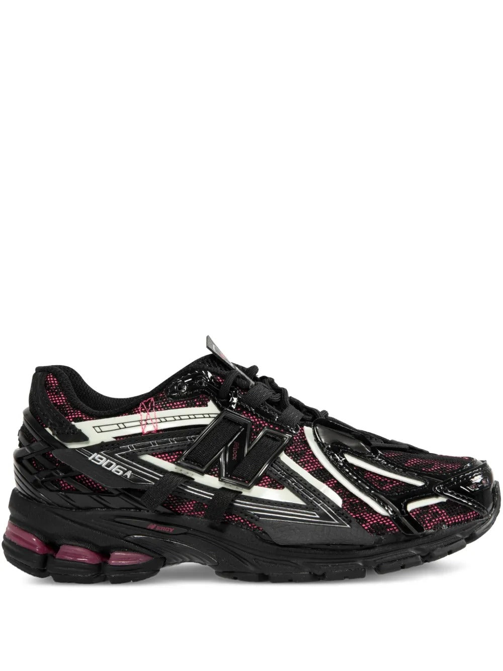 NB 1906A - Black/White/Burgundy