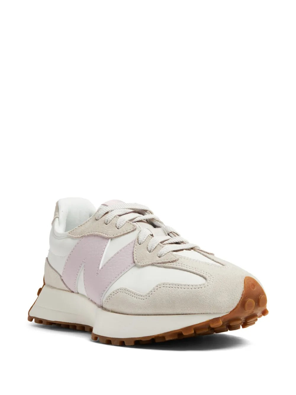 NB 327 - White/Light Pink/Beige