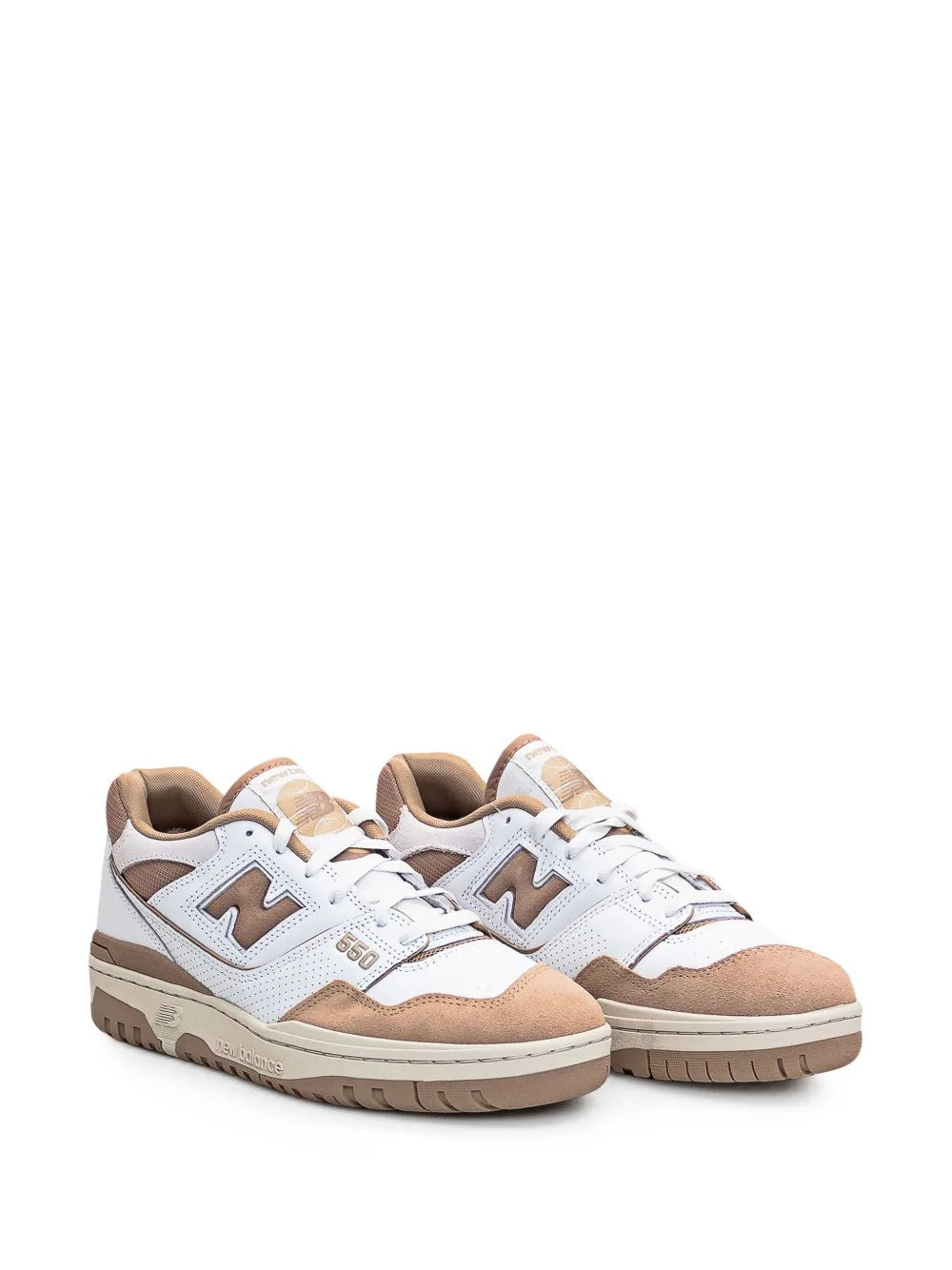 NB 550 - White/Light Brown/Tan