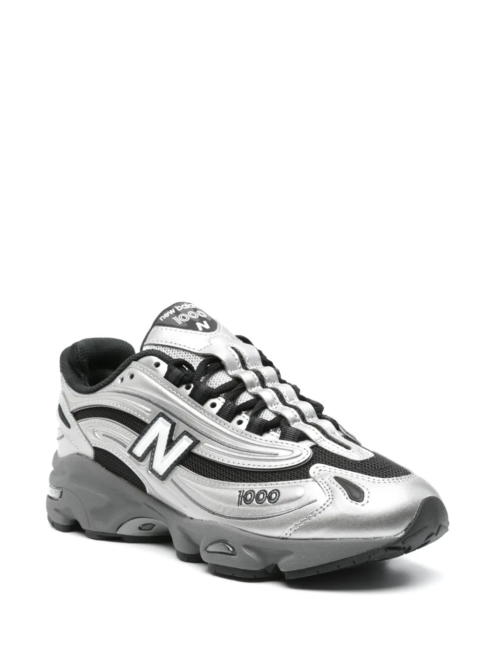 NB 1000 - Metallic Silver/Black/Gunmetal Grey