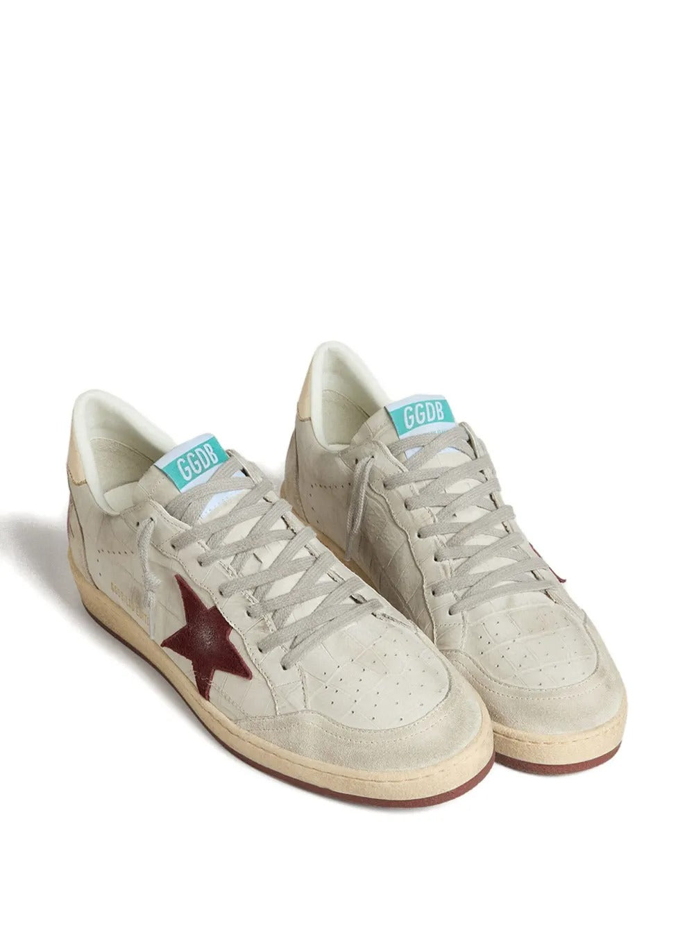 GGS Ball Star Sneakers – Burgundy Star