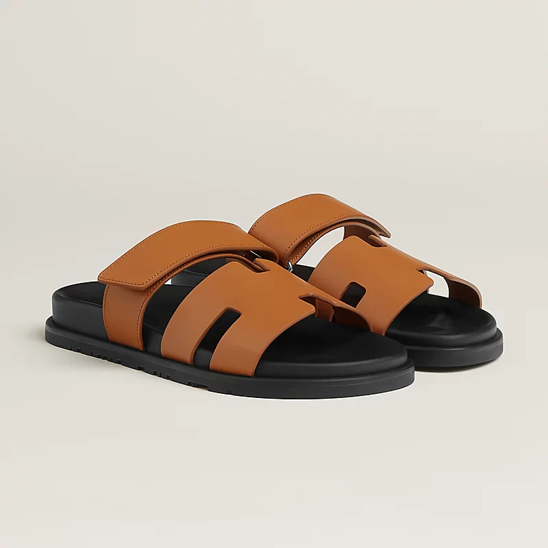 HMS Chypre Sandal – Caramel/Black