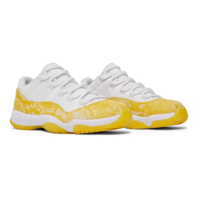 AJ 11 Low - Yellow Snakeskin