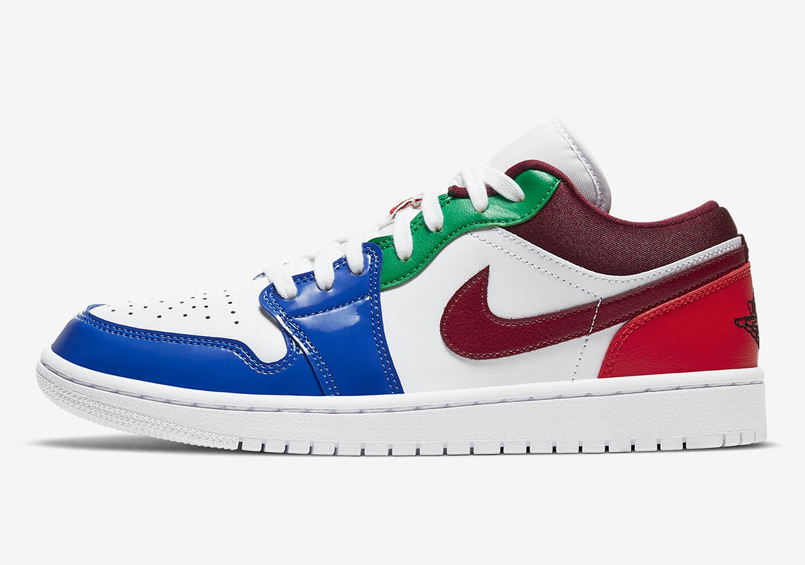AJ 1 Low - Multi Color Royal Toe