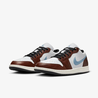AJ 1 Low - Brown Blue Grey