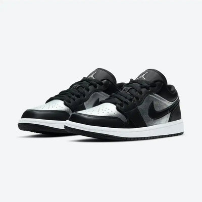 AJ 1 Low - Black Metallic Silver
