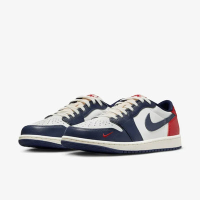AJ 1 Low - Gym Red Midnight Navy