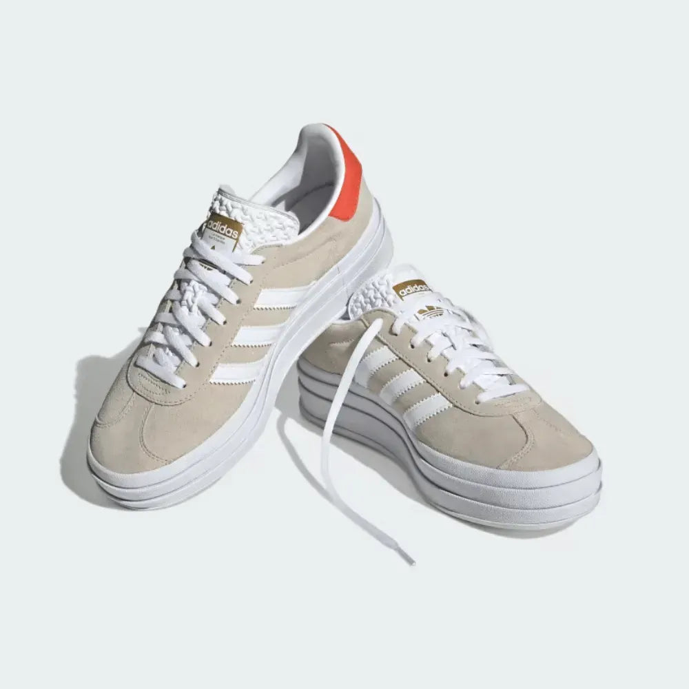 Ad Gazelle Bold - Beige/Cloud White/Collegiate Orange
