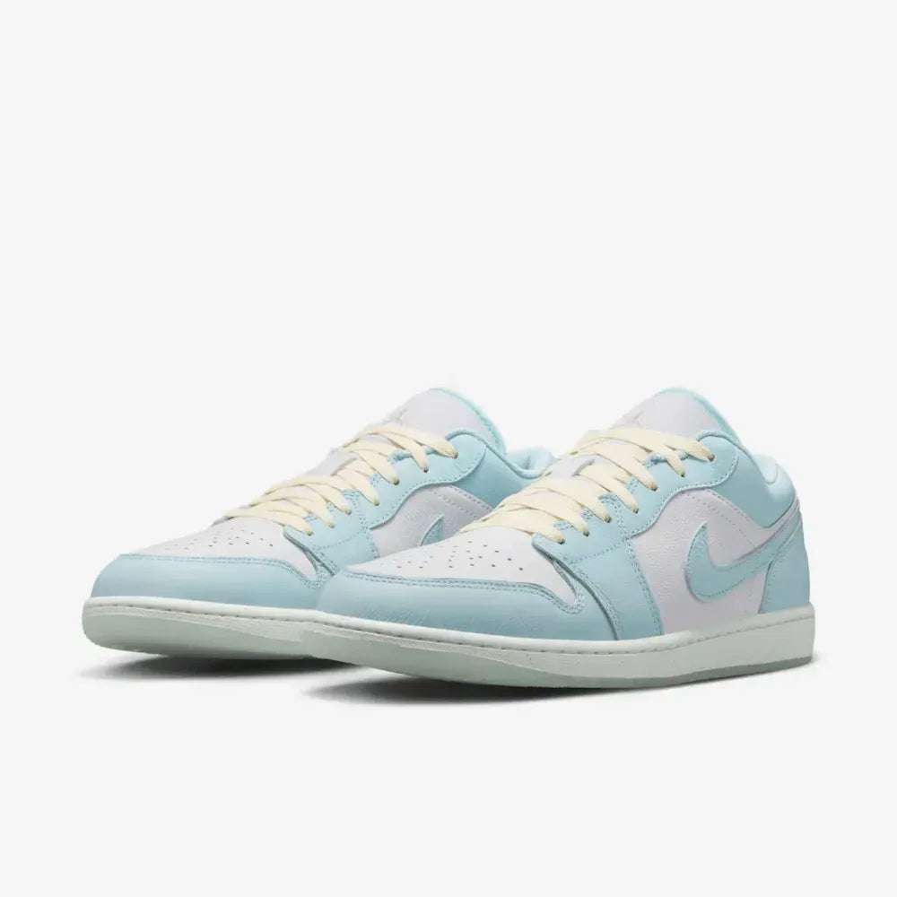 AJ 1 Low - Glacier Blue Summit White