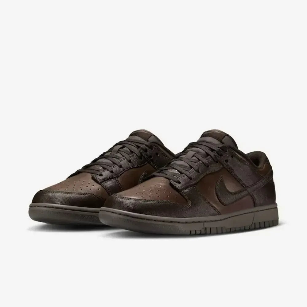NK Dunk Low - Ironstone Velvet Brown