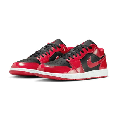 AJ 1 Low - Patent Varsity Red Black