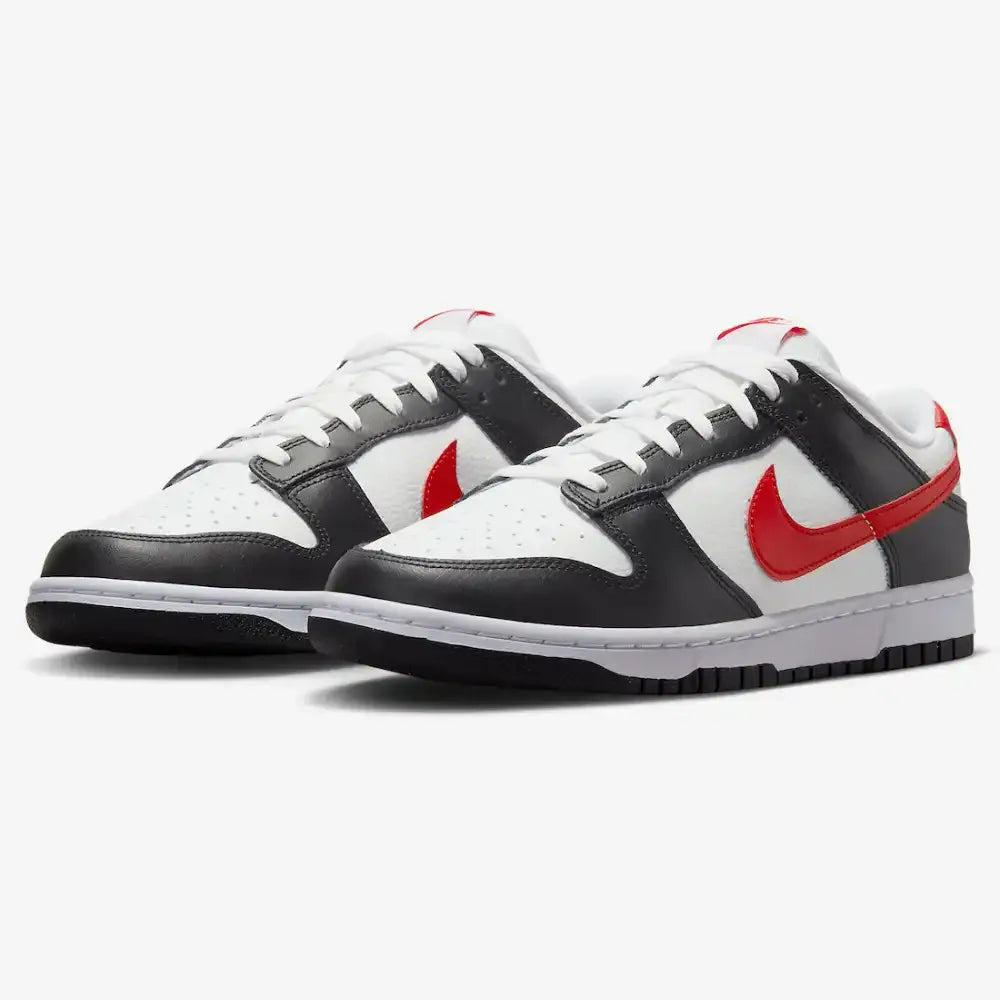 NK Dunk Low - Red Swoosh Panda