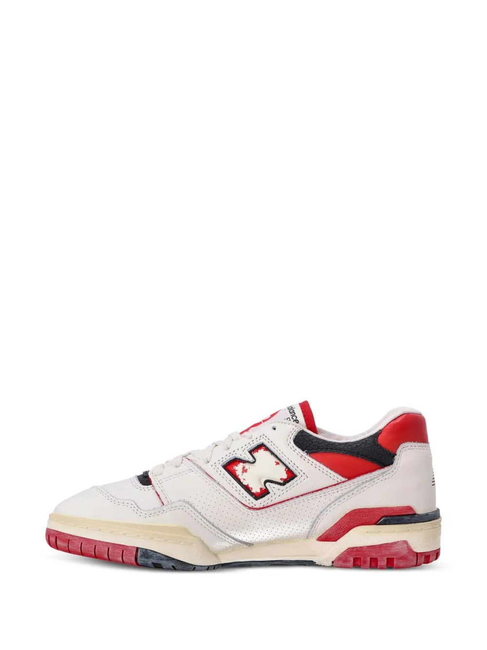 NB 550 - Off White/Red/Black