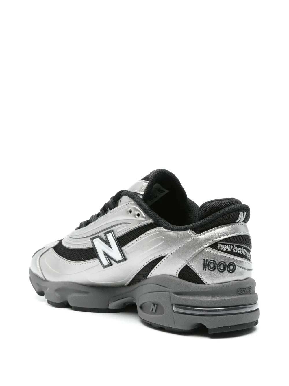 NB 1000 - Metallic Silver/Black/Gunmetal Grey