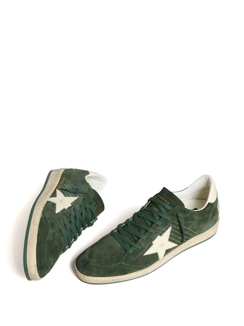GGS Ball Star Sneakers – Dark Green Suede
