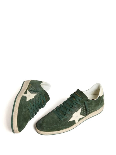 GGS Ball Star Sneakers – Dark Green Suede