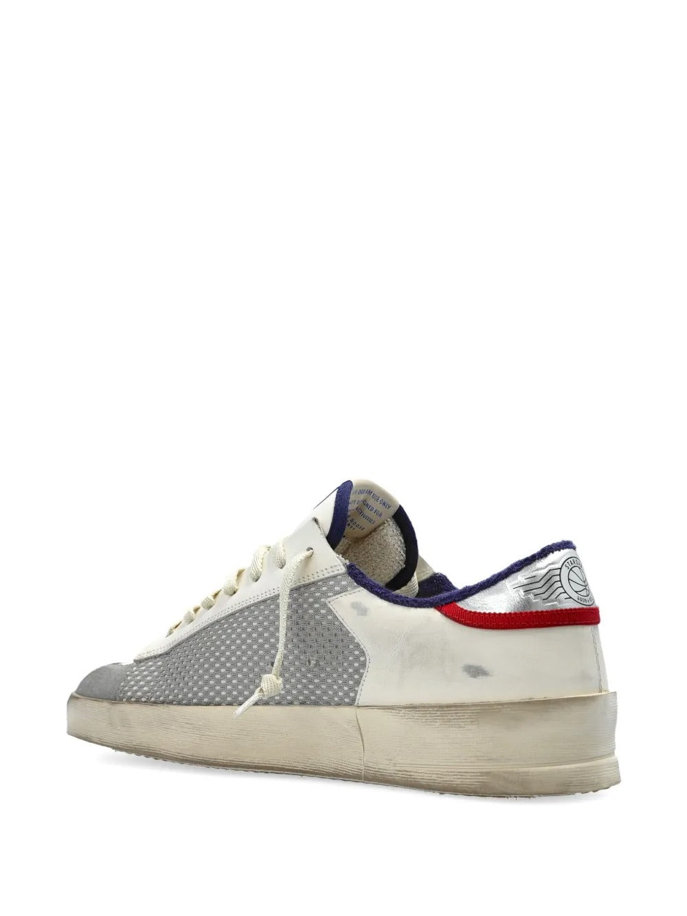 GGS Stardan Sneakers – Grey Mesh/Red Star