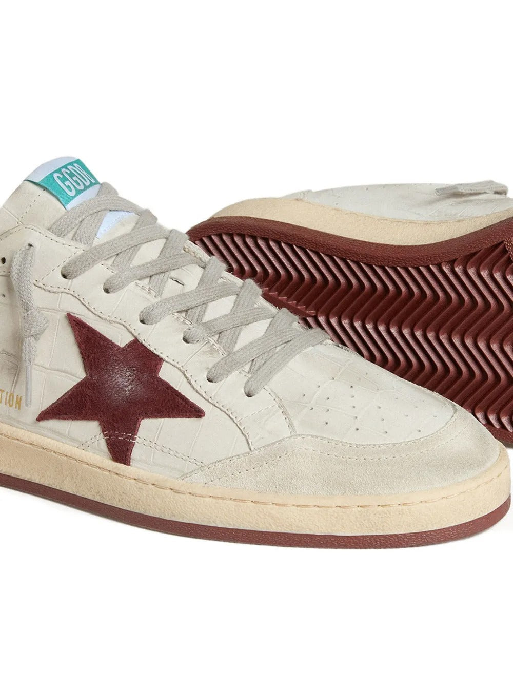 GGS Ball Star Sneakers – Burgundy Star