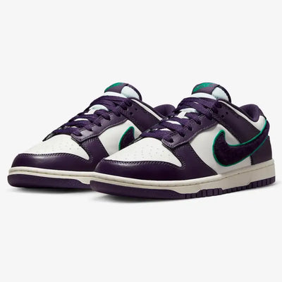 NK Dunk Low - Chenille Swoosh Grand Purple
