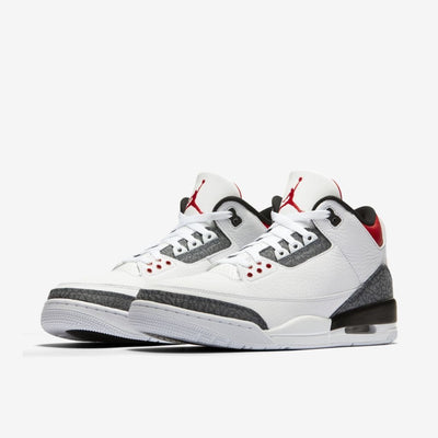 AJ 3 - Denim Fire Red