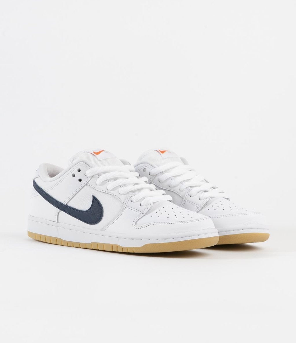 NK Dunk Low - Orange Label White