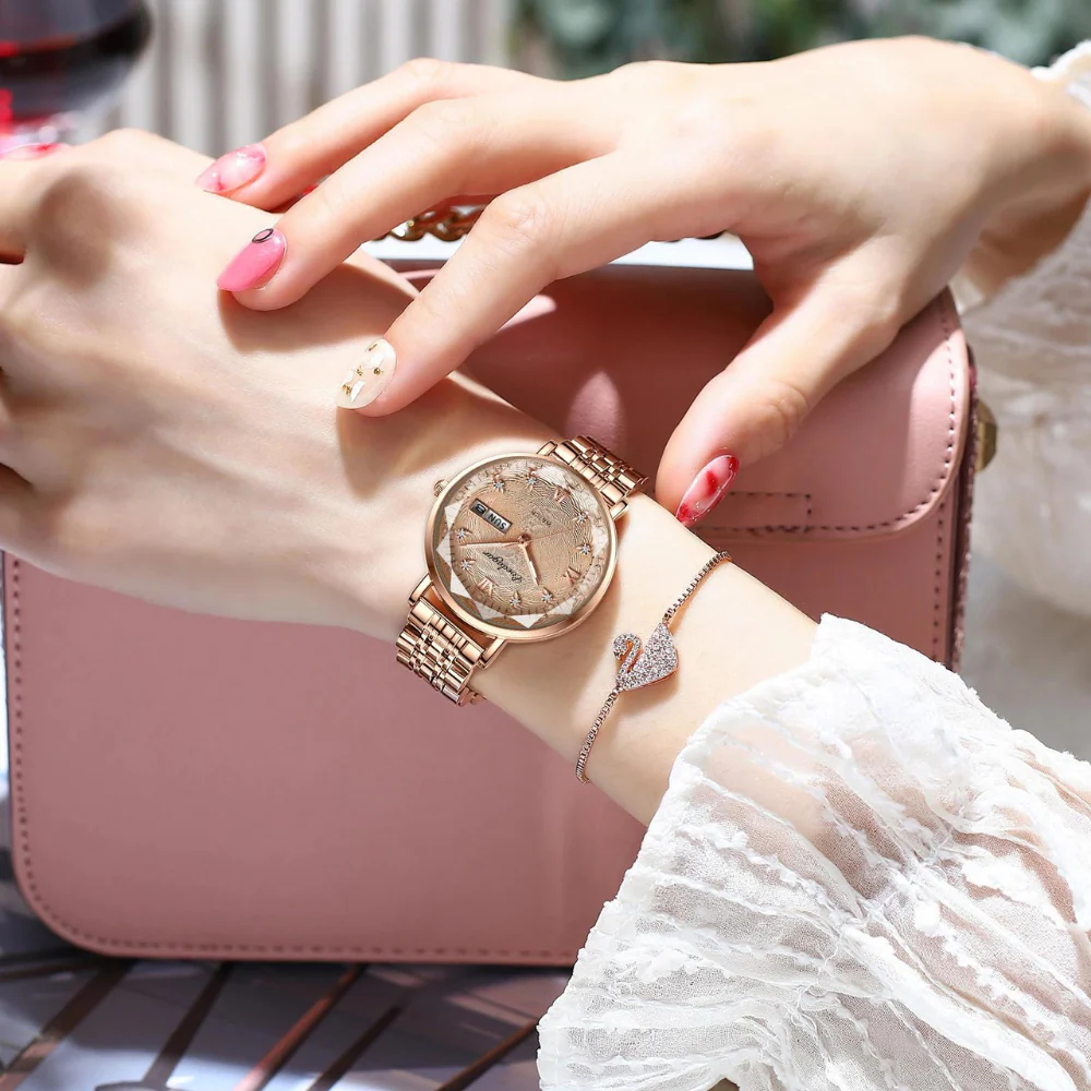 Aurora Rose Luxe Watch