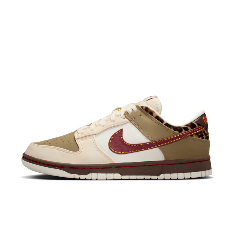 NK Dunk Low - Khaki/Team Red