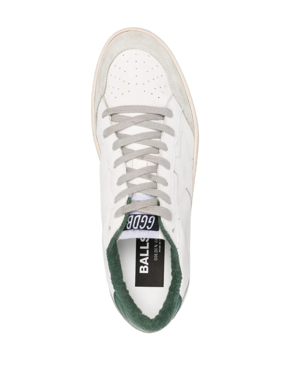 GGS Ball Star Sneakers – Off-White Leathe