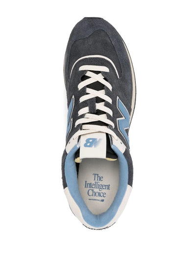 NB 574 - Charcoal Grey/Light Blue/Cream