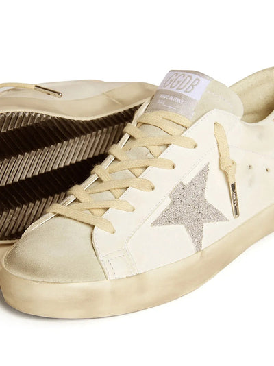 GGS Super-Star Beige Leather Swarovski