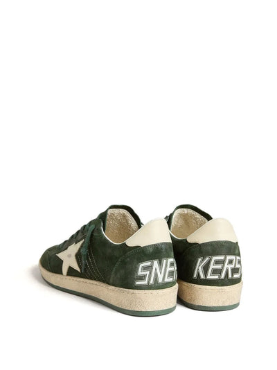 GGS Ball Star Sneakers – Dark Green Suede