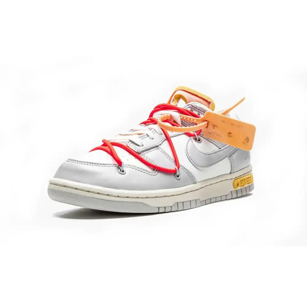 NK Dunk Low Off White Lot 06:50