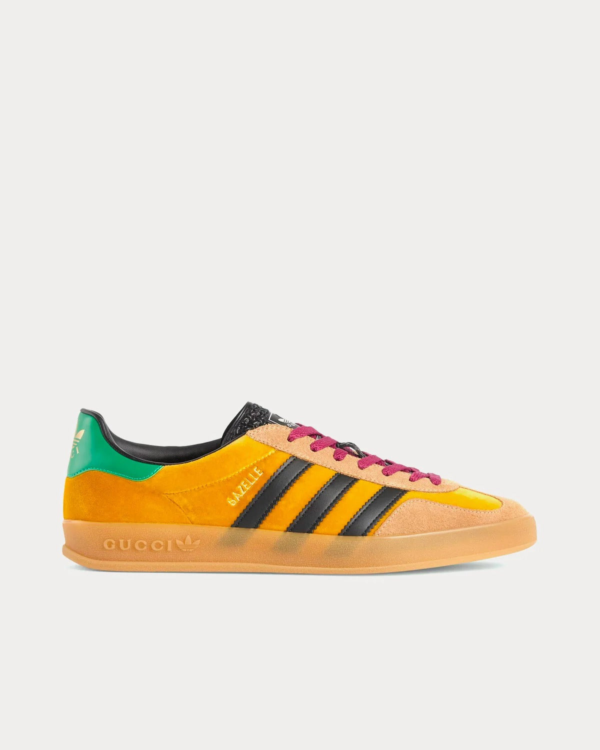 Ad x GC Gazelle - Yellow velvet/Beige Suede