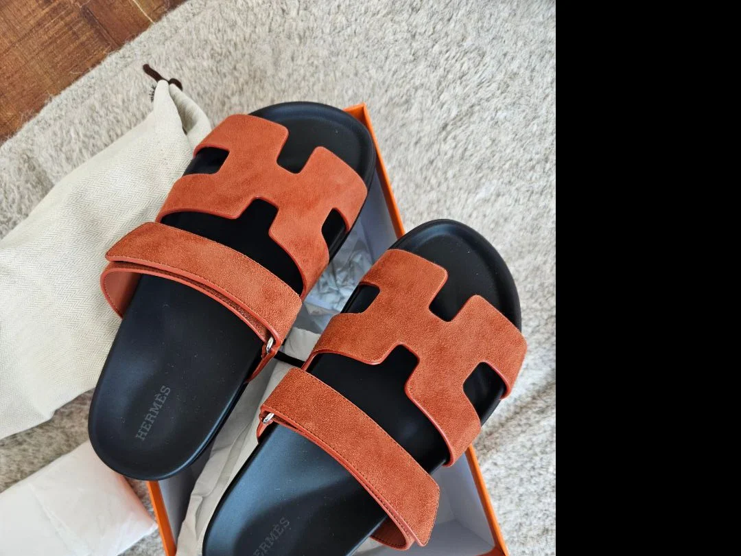 HMS Chypre Suede Sandal – Orange