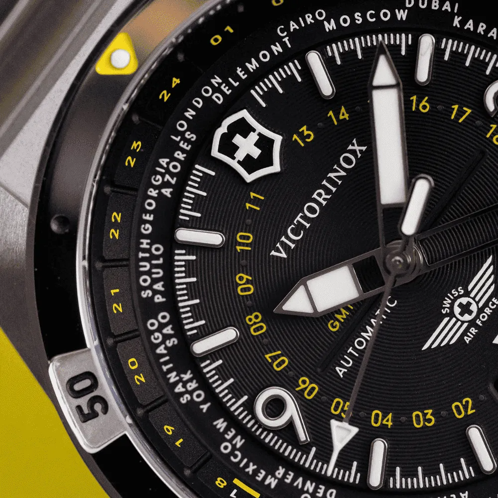 AeroMaster GMT Tactical Watch – Steel Edition